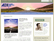 Tablet Screenshot of alertdrivinginc.com